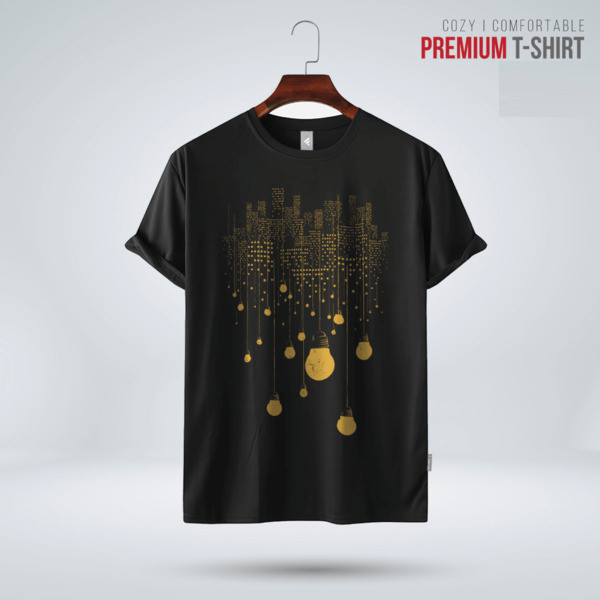 Mens Premium T-Shirt - City Lights